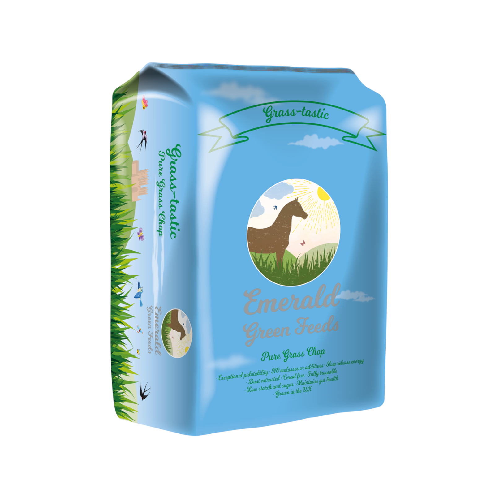 Emerald Green - Grass Tastic - Pure Grass Chop